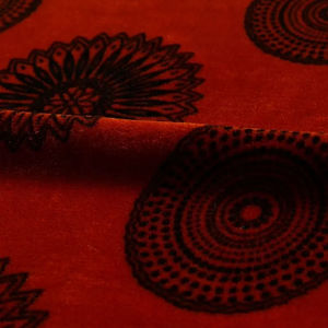 Prix usine tissé velours telas indien afrique style 100% polyester imprimé velours 5000 impression velboa robe tissu - Product Image 5