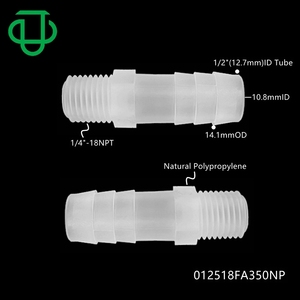 Adaptateur en plastique fileté mâle <span class=keywords><strong>NPT</strong></span> <span class=keywords><strong>1</strong></span>/<span class=keywords><strong>4</strong></span> pouce, coude droit à 90 degrés, connecteur de tube fileté mâle, <span class=keywords><strong>filetage</strong></span> mâle <span class=keywords><strong>NPT</strong></span> vers embout de tuyau - Product Image 2
