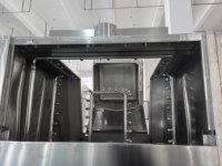 Laveuse de bacs à viande 200L pour chariots de viande, laveuse de bacs Euro pour usine de transformation de la viande