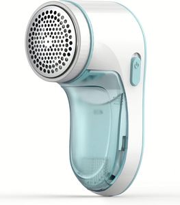 Green Eco-Friendly Fabric Shaver Lint Remover with In-Line Plug Fuzz Balls and Pills for <b>Clothes</b> and Furniture - Product Image 1