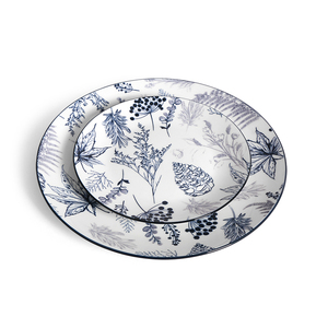 Vaisselle en céramique Assiettes <span class=keywords><strong>et</strong></span> bols Ensemble de vaisselle en <span class=keywords><strong>porcelaine</strong></span> florale <span class=keywords><strong>bleu</strong></span> <span class=keywords><strong>et</strong></span> <span class=keywords><strong>blanc</strong></span>-Design classique pour les occasions quotidiennes <span class=keywords><strong>et</strong></span> spéciales - Product Image 6