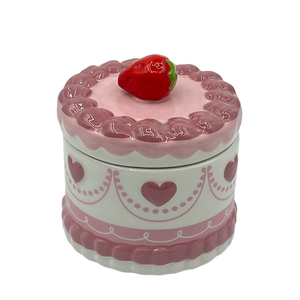 Portavelas de Cerámica Blanco Único en Forma de Cilindro, Hecho a Mano, Estilo Nórdico, con Tapa, para Velas de Té - Product Image 3