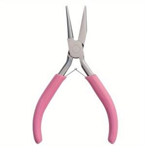 Multi-Functional DIY Jewelry Making <b>Pliers</b> Set Including Needle-Nose Round-Nose Diagonal <b>Mini</b> <b>Pliers</b> in Steel Material - Product Image 5