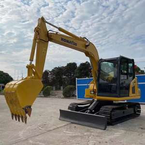 Mini pelleteuse PC70-8 Komatsu d'occasion d'une capacité de 7 tonnes, y compris les roulements de la boîte de vitesses de la pompe moteur, vente de Shanghai - Product Image 5