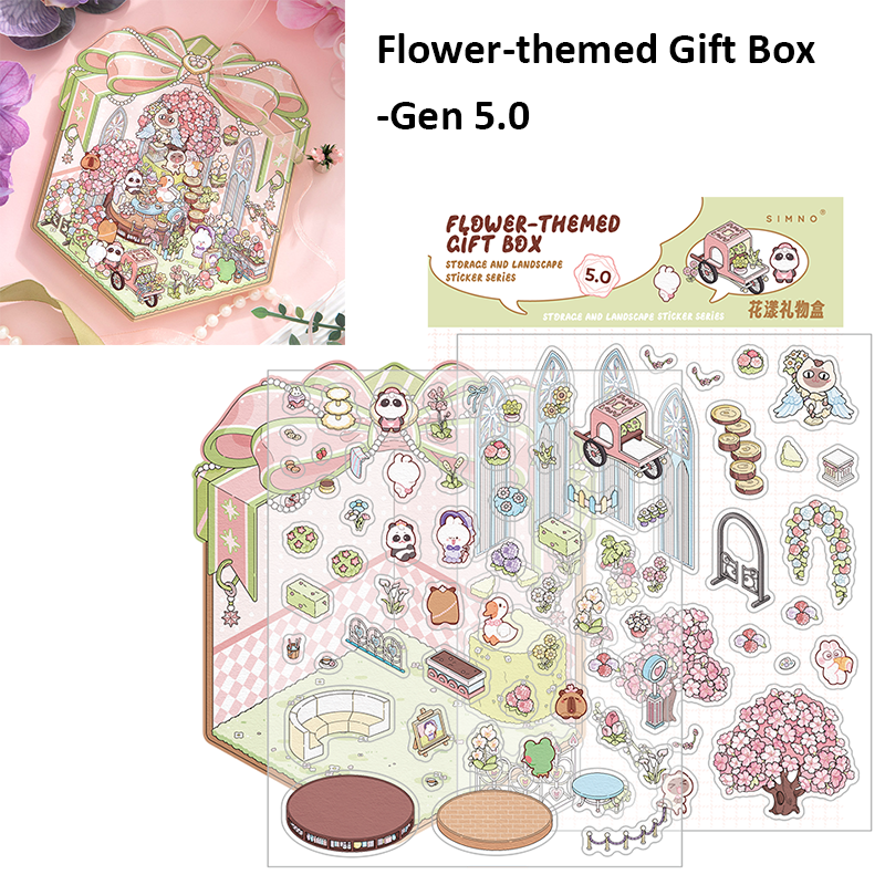 Flower-themed Gift Box-gen 5.0