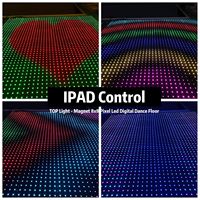 Autocollants de mariage personnalisés p10 led, adhésif vidéo pour sol de danse