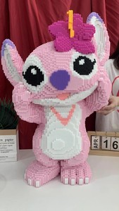 <span class=keywords><strong>Vendita</strong></span> calda 70cm grande assemblaggio Mini angolo di collegamento Lilo punto costruzione figura Cartoony Cartoon giocattolo per bambini in plastica - Product Image 6