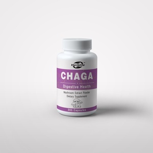 Cápsulas de Hongo Chaga Personalizables en Oferta - Apoyo para el Bienestar y la Energía - Veganas, Sin OMG, 300 Cápsulas - Product Image 1