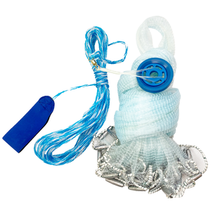 Newbility nhà máy giá duy nhất-filament nylon lưới đánh cá 20ft dài 3/8 "lưới kích thước nổi bện Poly tay Reel - Product Image 4