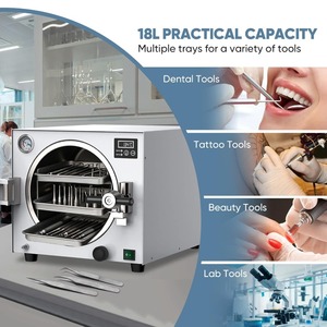 Autoclave de Mesa de 18L, Esterilizador Digital de Vapor a Alta Presión, para Laboratorio Dental, Herramientas de Manicura - Product Image 2