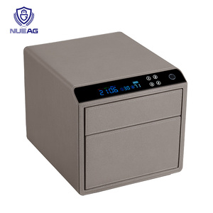 XAG-PGC2-12 coffre-fort en cuir de luxe double couche haute capacité empreinte digitale intelligente <span class=keywords><strong>wifi</strong></span> tout acier antivol coffre-fort à domicile - Product Image 6
