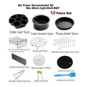 Accesorios para Freidora de Aire de 8 Pulgadas, 12 Piezas/Juego, para Gowise, Phillips, Cozyna y Secura, Compatibles con Todas las Freidoras de Aire de 5.3QT a 5.8QT, Alta Calidad - Product Image 5