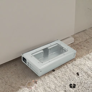 Multi-Catch Metal Automatic <strong>Electronic</strong> <strong>Rat</strong> Killer Mouse <strong>Trap</strong> Black Box Mouse Bait Box Small Custom Pest Control Mouse <strong>Traps</strong> - Product Image 1