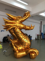 Dragon gonflable personnalisé de Loong chinois gonflable pour la décoration de festival chinois