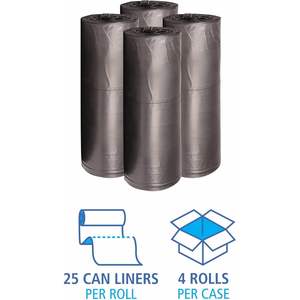 Bolsas de Basura Negras para el Hogar Boardwalk H7658HKKR01 de 0.65 Mil, 38 Pulgadas X 58 Pulgadas Bolsas para Basura de Baja Densidad de 60 Galones, 100 por Caja - Product Image 4