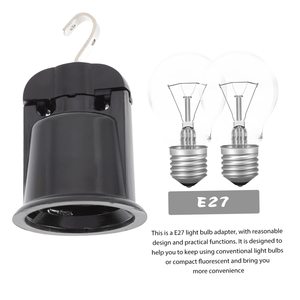 Đen giáng sinh cây Adapter ánh sáng ổ cắm vít trong nhựa ánh sáng bóng đèn chủ đèn ổ cắm - Product Image 3