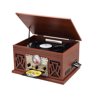 <span class=keywords><strong>Tocadiscos</strong></span> de Vinilo Retro Multi-Audio con <span class=keywords><strong>Bluetooth</strong></span>, Reproductor de <span class=keywords><strong>CD</strong></span>, <span class=keywords><strong>USB</strong></span> y <span class=keywords><strong>Cassette</strong></span>, Venta Caliente, Suministro de Fábrica - Product Image 6