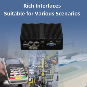 PC barato Mini Computador <span class=keywords><strong>CPU</strong></span> J1900 2 Dual Lan Ethernet Fanless Mini PC Industrial SDDR3 Ram 4GB Rom 64GBM PC do computador - Product Image 3