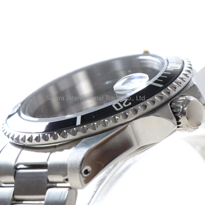 Cassa vintage da 39 mm con vetro zaffiro, accessori fai da te per orologi con movimento NH35, cassa per orologio con cinturino in stile retrò e lunetta in alluminio. - Product Image 4