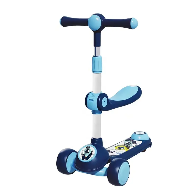 Детский игрушечный мини-скутер с 4 колесами