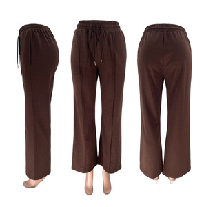 Conjunto <span class=keywords><strong>de</strong></span> Ropa <span class=keywords><strong>de</strong></span> <span class=keywords><strong>Mujer</strong></span> con Diseño <span class=keywords><strong>de</strong></span> Logotipo Personalizado, <span class=keywords><strong>Chaqueta</strong></span> Corta <span class=keywords><strong>de</strong></span> Invierno, Color Sólido, Cierre <span class=keywords><strong>de</strong></span> Cremallera, Estilo Deportivo, Pantalones Rectos Casuales - Product Image 6