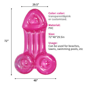 Summer Party Heavy-Duty PVC Water Sports <strong>Float</strong> Raft Adult <strong>Pool</strong> Floating Mattress <strong>Inflatable</strong> <strong>Floats</strong> - Product Image 4