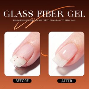 JTING Gel de construction en fibre transparente pour ongles, gel dur pour extension, réparation et sculpture, marque privée - Product Image 5