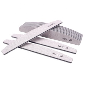 Chất lượng hàng đầu 80/80 100/100 100/180 Emery Board Nail tập tin chuyên nghiệp Double Side tinh thể mạnh mẽ biểu tượng tùy chỉnh Nail tập tin 80/80 - Product Image 3