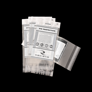 Sac d'emballage pour masque oculaire en OPP imprimé couleur avec trou de suspension et ruban adhésif - Product Image 6
