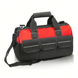 Mochila de Herramientas para Electricista de Alta Resistencia, Grado Industrial, Duradera, con Múltiples Bolsillos, Resistente a Desgarros, Ecológica, de Poliéster Oxford 600D - Product Image 4