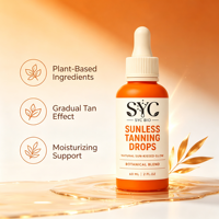 Sérum Bronzant Visage et Corps OEM à l'Huile de Coco et à l'Aloe Vera pour un Éclat Naturel et une Peau Hydratée et Radieuse