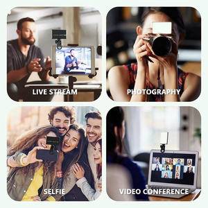 Vente chaude Petite LED Selfie Lumière Clip-on Lampe <span class=keywords><strong>pour</strong></span> Ordinateur Portable iPhone Téléphone Vidéo Lumière Sur-caméra Lumière Smartphone Live <span class=keywords><strong>Stream</strong></span> - Product Image 4