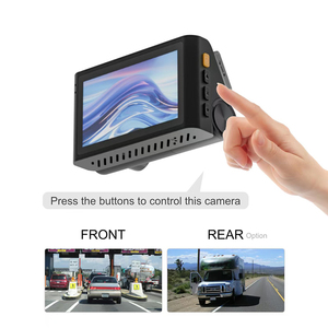 Caméra <span class=keywords><strong>embarquée</strong></span> Amazon CarLog avec vision nocturne, double objectif, haute définition 4K, écran IPS, enregistrement en boucle - Product Image 3