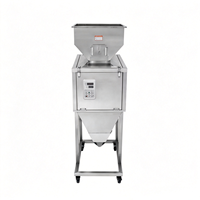 Machine de remplissage volumétrique semi-automatique verticale LT-W20C pour riz, thé et poudre, haute précision, 1000g, 3000g, 5000g, pour sachets