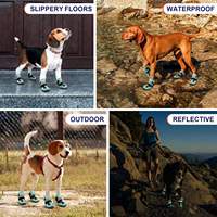 Nouvelles Chaussures d'Hiver pour Chien, Imperméables et Chaudes, en Nylon de Luxe Respirant et Réfléchissant, Protection des Pattes pour la Randonnée en Extérieur