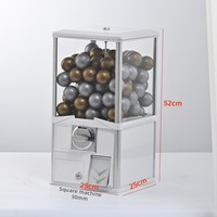 Distributeur automatique de jouets rétro à commande mécanique à simple couche pour œufs surprise, pour écoles et usines, vente en gros, haute rentabilité