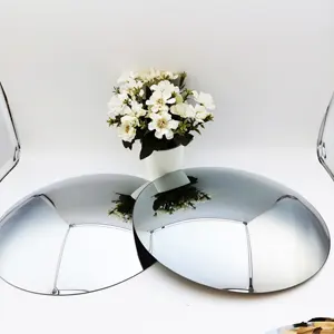 20 pouces 1.8mm miroir convexe cercle en verre flotté