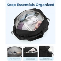 Sac fourre-tout grande capacité pour couches de bébé, sac à dos de maternité, sac de week-end pour l'hôpital, sacs à couches pour nouveau-né avec étui à sucette
