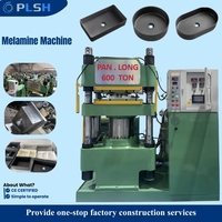 Nouvelle presse hydraulique automatique de 600 tonnes pour le moulage de mélamine, pour éviers et couvercles de toilettes, certifiée CE, ligne complète