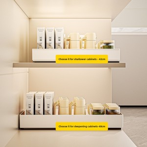 Organizer moderno, regolabile ed espandibile, Set di scatole di immagazzinaggio senza trapano, classificazione regolabile per utensili da cucina - Product Image 4