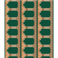 Tapis de mosquée personnalisé fait à la machine écologique pour hôtel salle de bal 5 étoiles restaurant de luxe tapis de prière mur à mur
