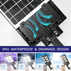Lámpara Solar <span class=keywords><strong>LED</strong></span> <span class=keywords><strong>de</strong></span> Calle Todo en Uno <span class=keywords><strong>para</strong></span> <span class=keywords><strong>Exteriores</strong></span> IP65, Farola <span class=keywords><strong>de</strong></span> Jardín <span class=keywords><strong>de</strong></span> ABS Impermeable <span class=keywords><strong>de</strong></span> Primera Calidad con Suministro <span class=keywords><strong>de</strong></span> Energía CA y Batería - Product Image 3