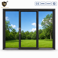 Ventana Corredera de Aluminio Broken Bridge 2026 con Rotura de Puente Térmico CE NFRC AS2047 UL 6063-T5 PA66, OEM ODM, Color Personalizado, Residencial