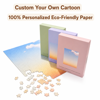 Nouveautés : Puzzle de 100 pièces personnalisable, jouets éducatifs, puzzle en papier, puzzle personnalisé pour enfants
