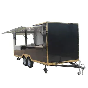JX-FS500 热卖方形 churros 食品拖车移动食品车 carros de comida rapida en venta
