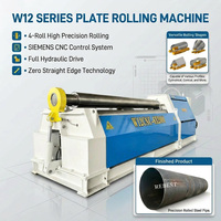 Machine à cintrer les plaques à quatre rouleaux W12CNC 35x2000, épaisseur 35 mm, 2000 mm, acier au carbone et inoxydable