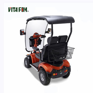 Vehículo eléctrico <span class=keywords><strong>de</strong></span> cuatro ruedas Scooter <span class=keywords><strong>de</strong></span> movilidad Ocio Cuatriciclo eléctrico Cuatriciclo con techo - Product Image 6