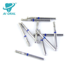 เครื่องขัดฟันไฟฟ้าก้านสแตนเลส1.6มม. เคลือบเพชร10ชิ้น/กล่องสำหรับคลินิกทันตกรรม - Product Image 4