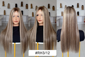 2026 New Design Virgin Hair <b>Mini</b> Wig European Human Hair Wig Average Small Large Cap Sizes Glueless For White Woman #RH3-12 - Product Image 3