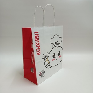 SP3002 Reusable Eco-friendly Paper Bag with Custom logo and Handle Style - Product Image 5
